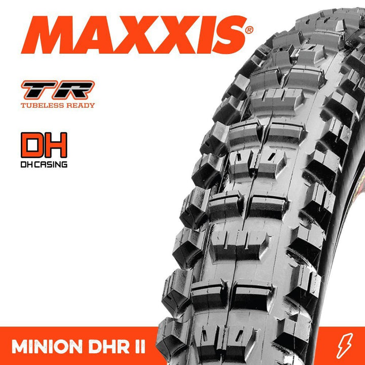Maxxis Minion DHR II 29 x 2.4WT Bikepark DH TR 60 x 2TPI E-25