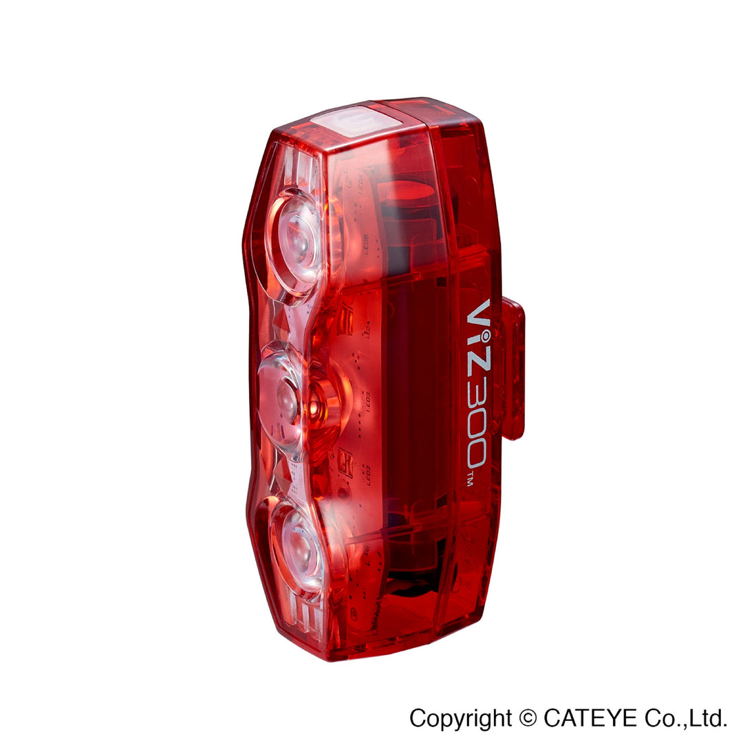 Cateye ViZ300 USB Rechargeable Rear Light 300 Lumens