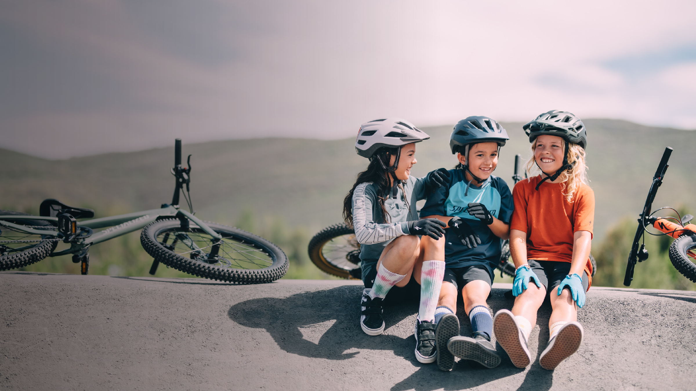 Kids 2025 cycling tops