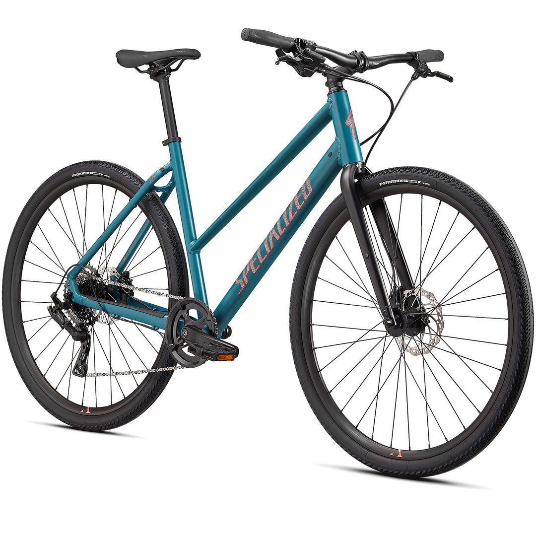 2022 Specialized Sirrus X 2.0 ST Dusty Turquoise / Rocket Red / Black Reflective M