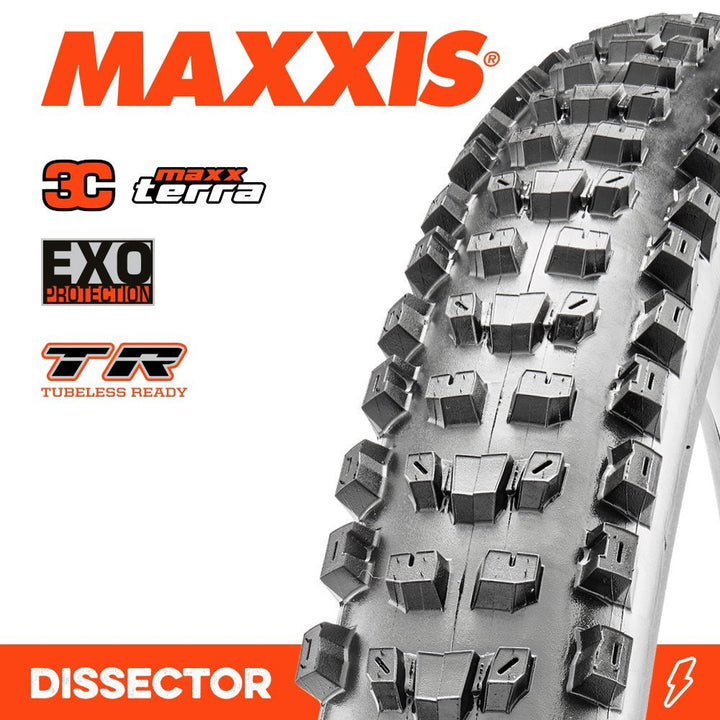 Maxxis Dissector 29 x 2.4WT 3C Terra EXO TR E-25