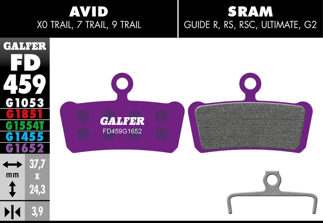 Galfer Guide/XO Trail E-Bike G1652 Brake Pad