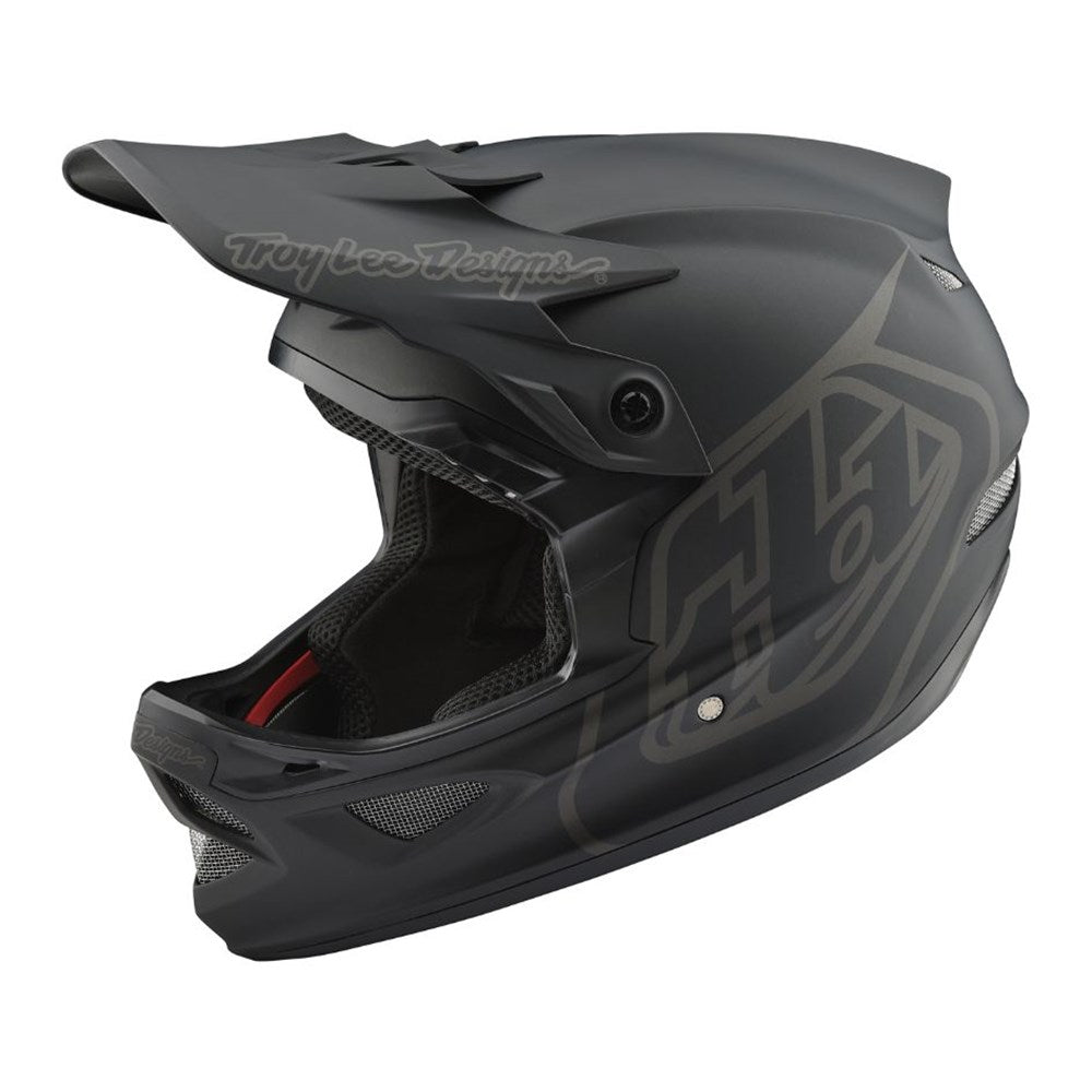 TLD D3 Fiberlite Helmet Mono Black S