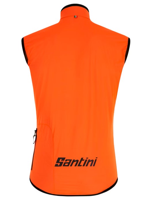2021 Santini Guard Nimbus Rainproof Vest Fluro Orange 2XL